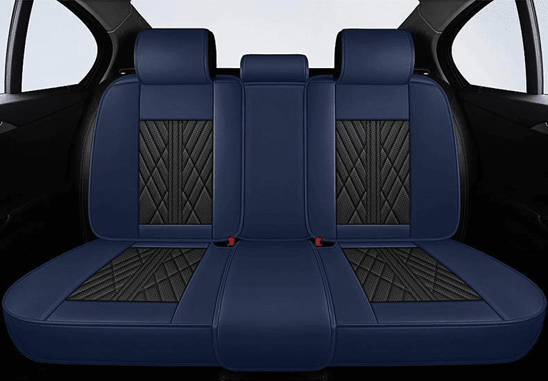 Black & Navy Ultra Car Seat Covers - Ultra Car Mats