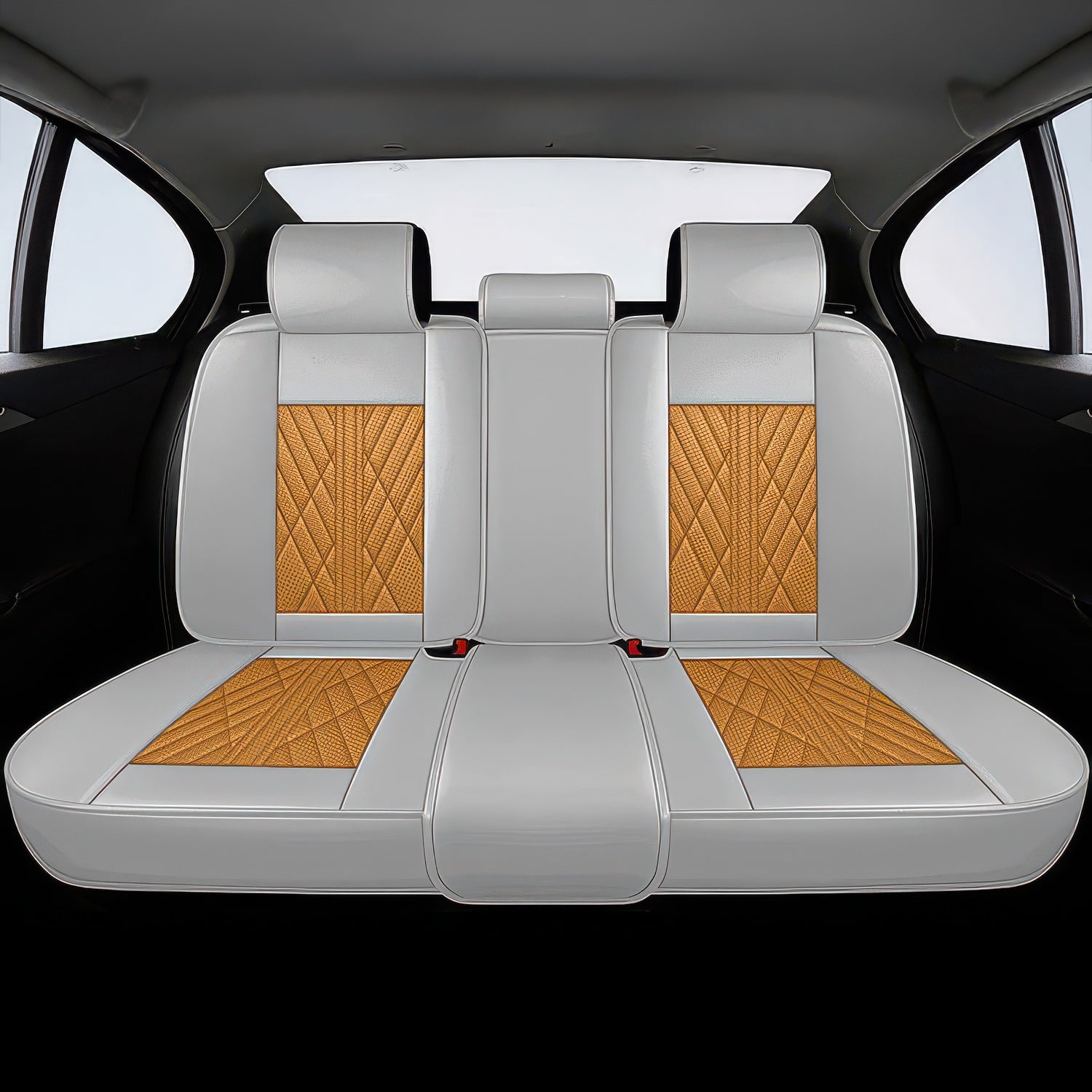 Fundas para asientos de coche Ultra marrones y grises