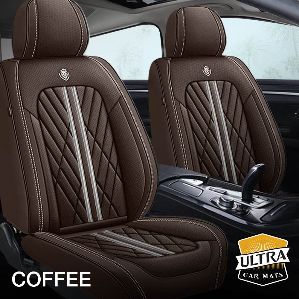 Coffee Ultra Car Seat Covers - Ultra Car Mats
