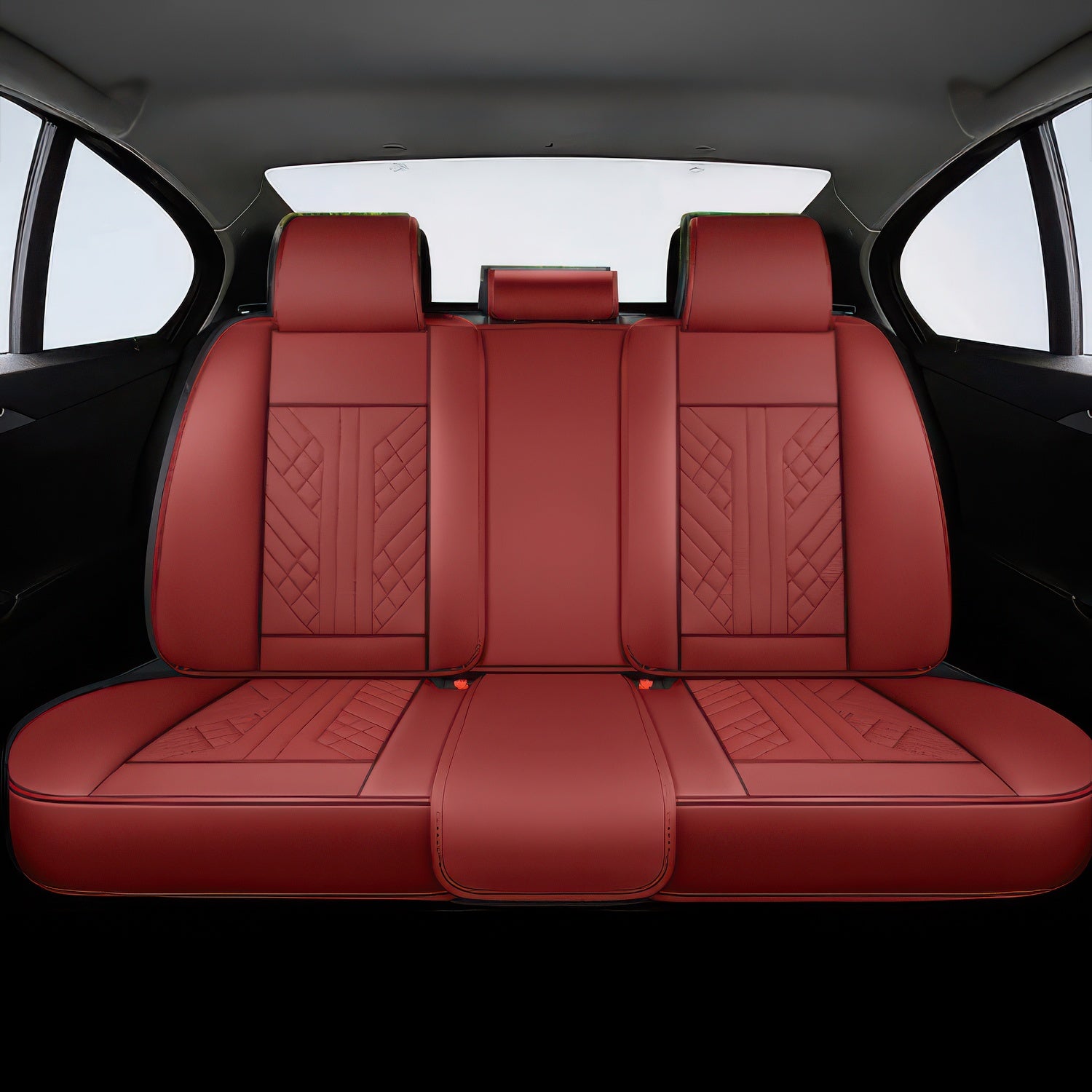 Wine Red Ultra Car Seat Covers