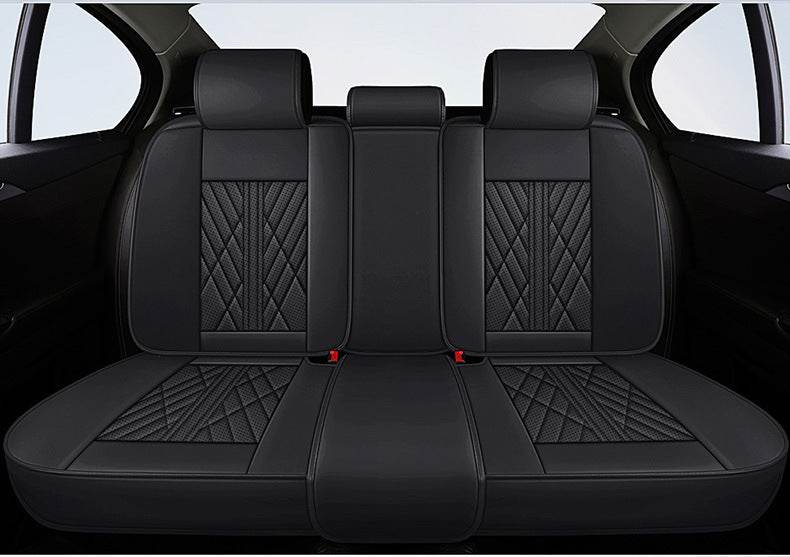 Red & Black Ultra Car Seat Covers - Ultra Car Mats