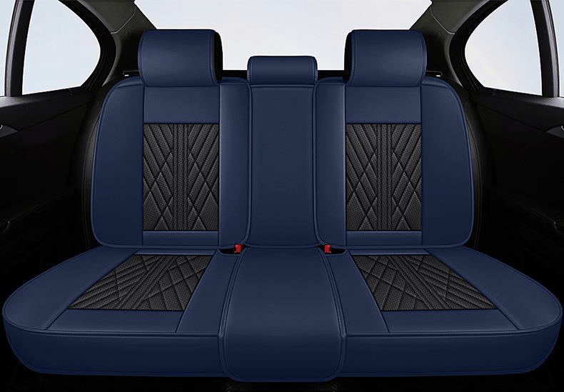Fundas para asientos de coche Ultra en negro y azul marino