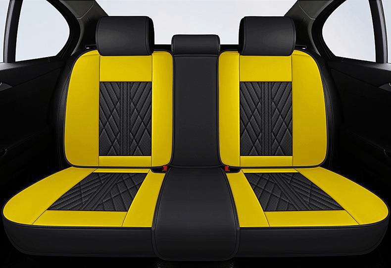 Black & Yellow Ultra Car Seat Covers