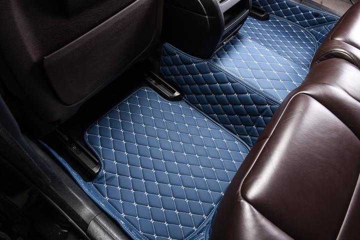 Blue Custom Car Floor Mats - Personalized Mats for Your Vehicle