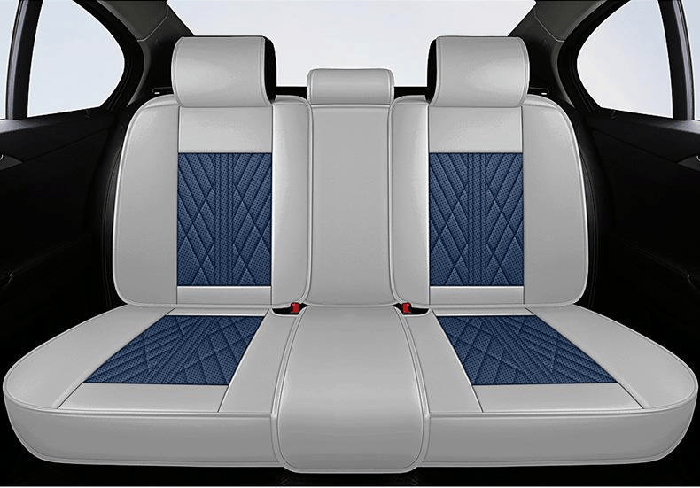 Blue & Gray Ultra Car Seat Covers