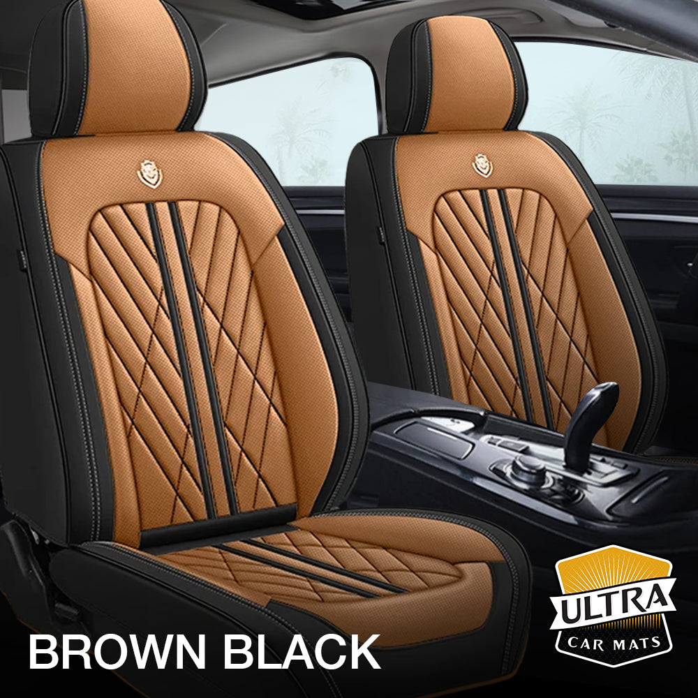 Brown & Black Ultra Car Seat Covers
