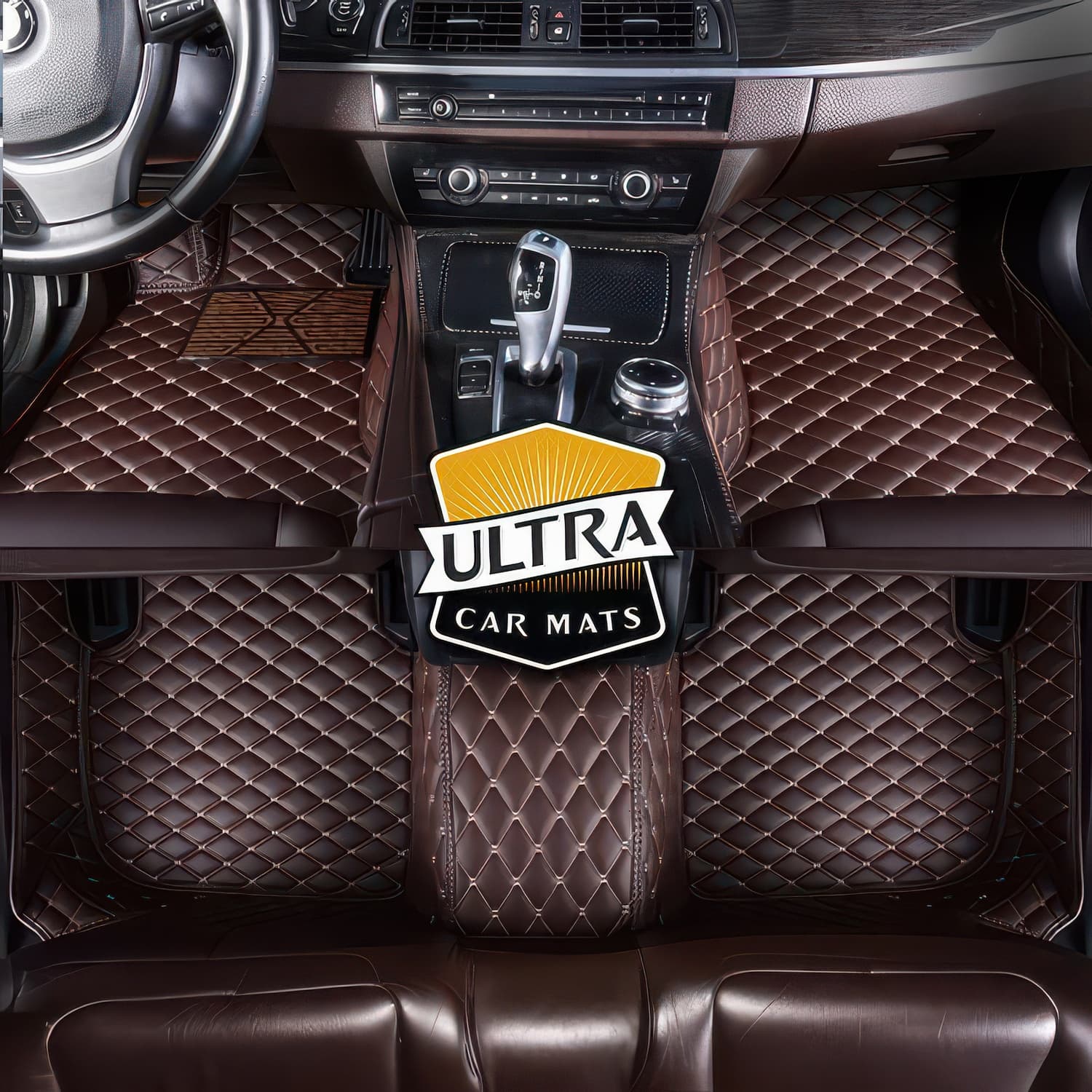 Dark Brown Custom Car Floor Mats