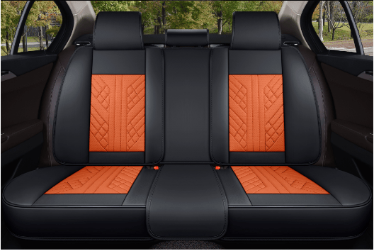 Fundas para asientos de coche Ultra naranjas y negras