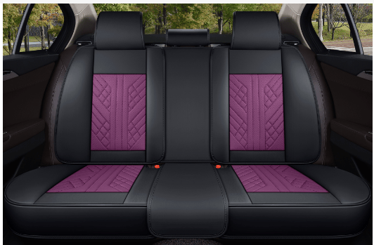 Purple & Black Ultra Car Seat Covers