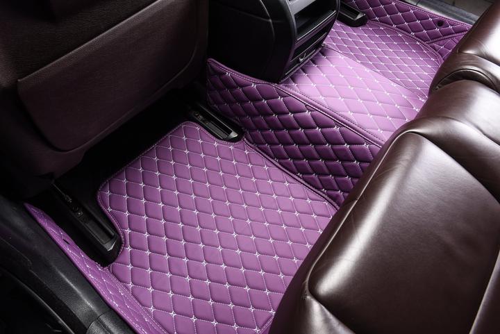 Purple Custom Car Floor Mats