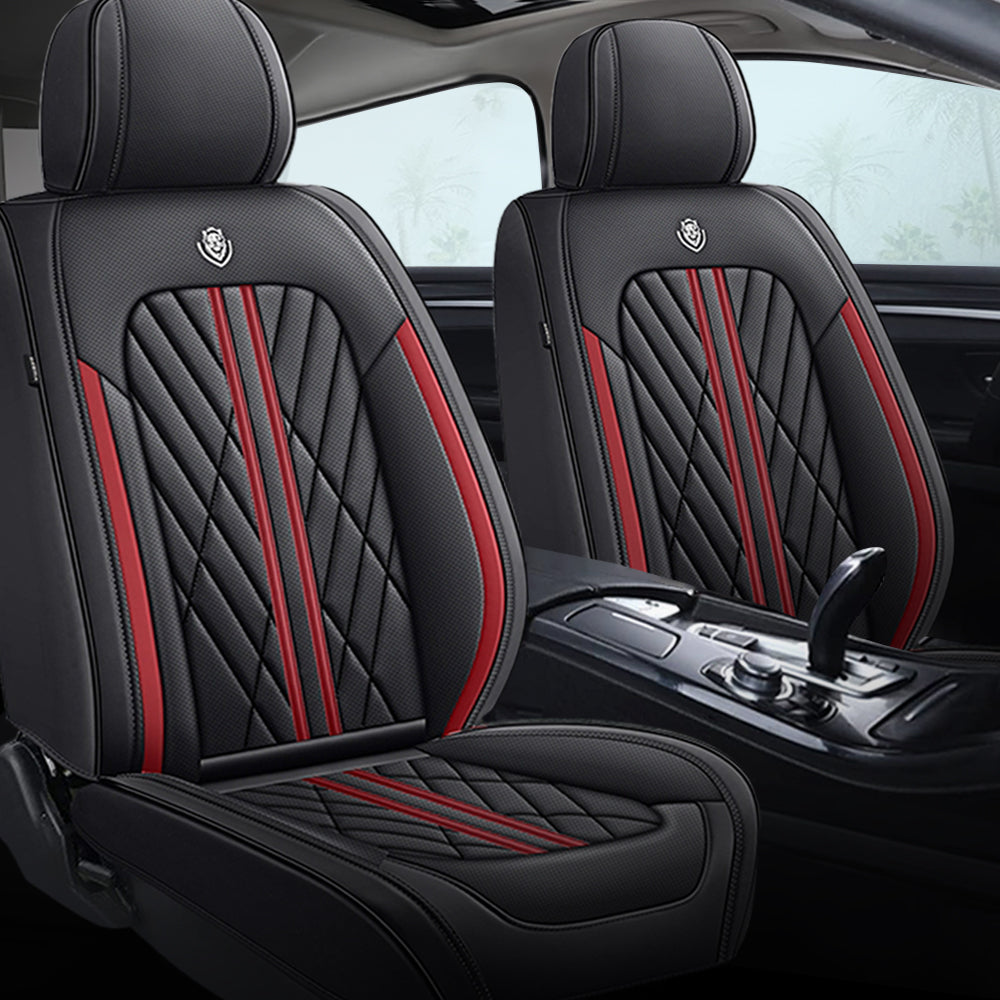 Red Black Car Seat Covers