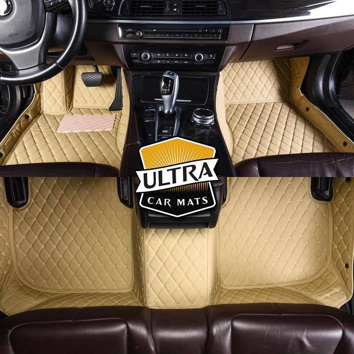 Beige Custom Car Floor Mats