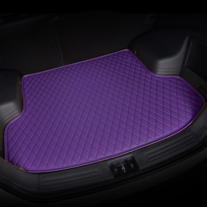 Purple Custom Car Trunk Mats