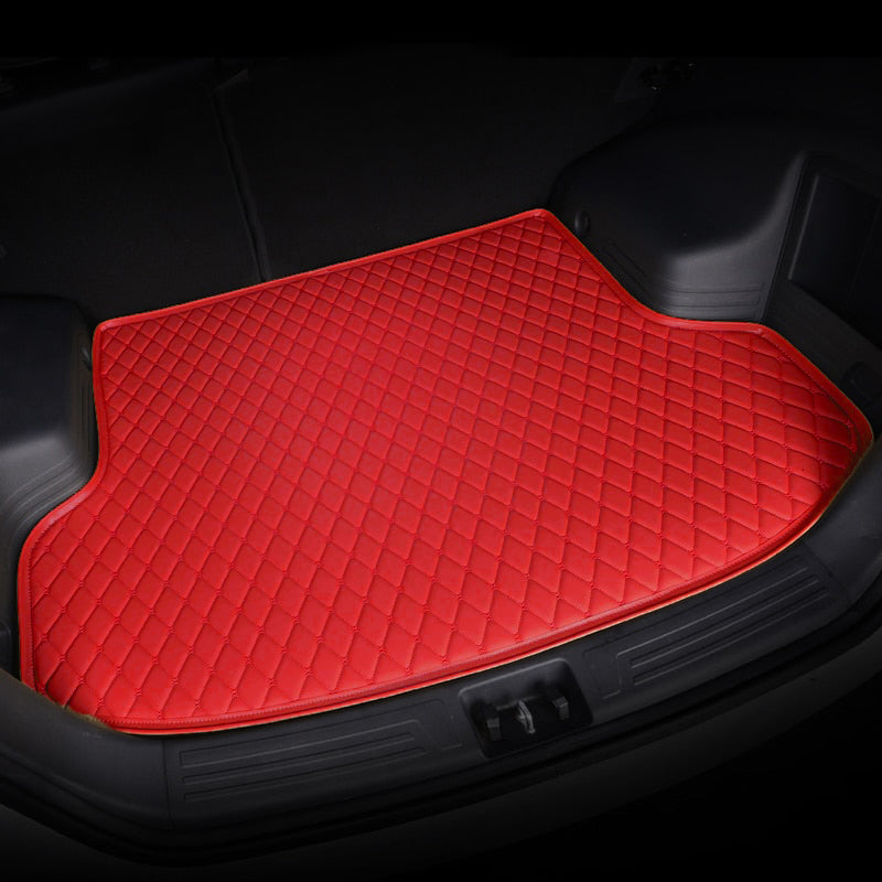 Alfombrillas para maletero de coche personalizadas, color rojo deportivo
